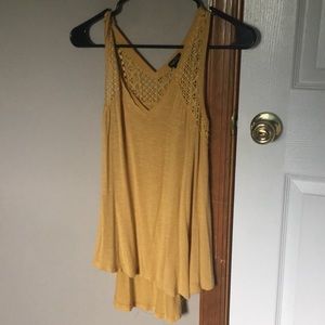 Rue 21 Mustard Yellow Tank Top